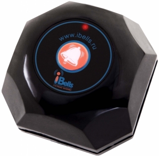 iBells 301 - кнопка вызова персонала (чёрный)